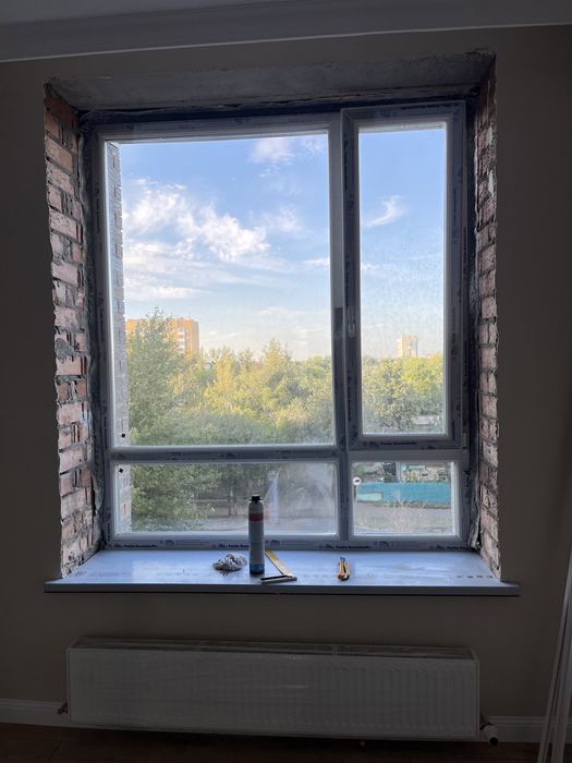 Подоконник и откос