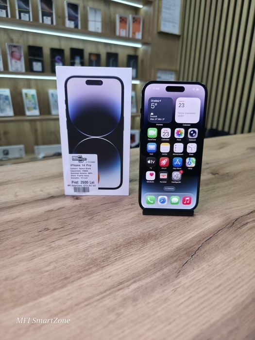 iPhone 14 Pro Space Black 256Gb - Garantie
