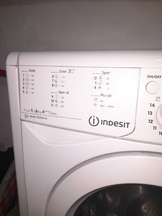 masina de spalat indesit 6kg pentru piese