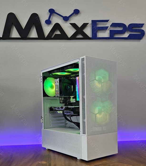 Гаранция! Геймърски компютър! 6600XT, Intel i5-12400F, 16GB RAM