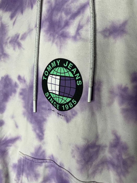 Tommy Jeans Purple Tie-Dye Hoodie Дамско Горнище