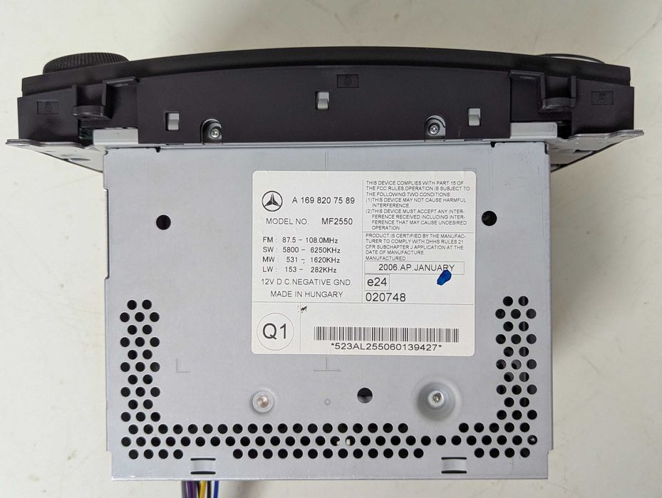 Mercedes Audio 20 CD MF2550 радио
