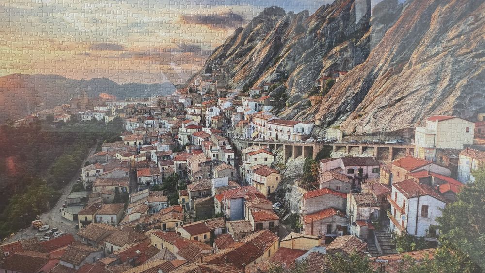 Tablou puzzle 3000piese,inramat-peisaj spectaculos.