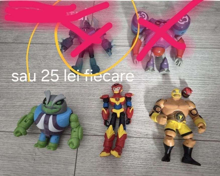Vand jucării Ben10, gorila, mașină Swat
