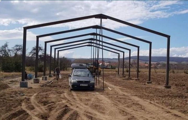 Vând hale metalice din profil ipe de toate marimele