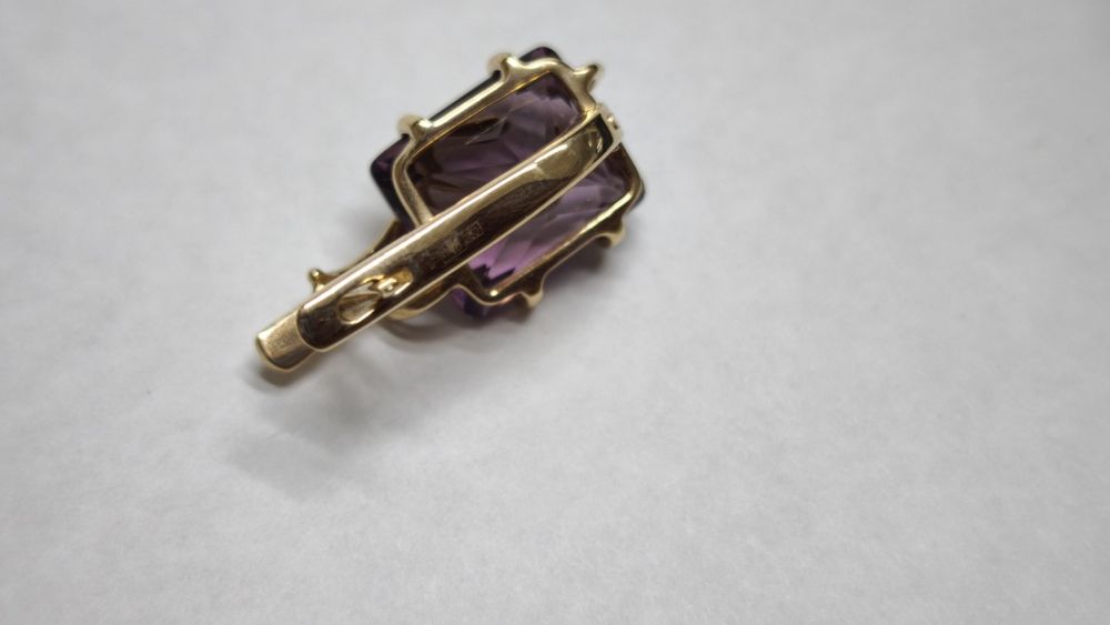 Серьги с аметистом