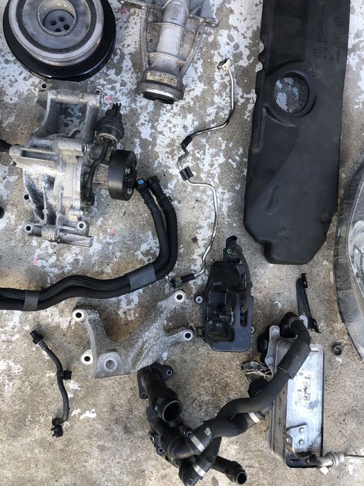Accesorii motor BMW 740d G11 B57. Suporti motor,Fulie,termoflot etc