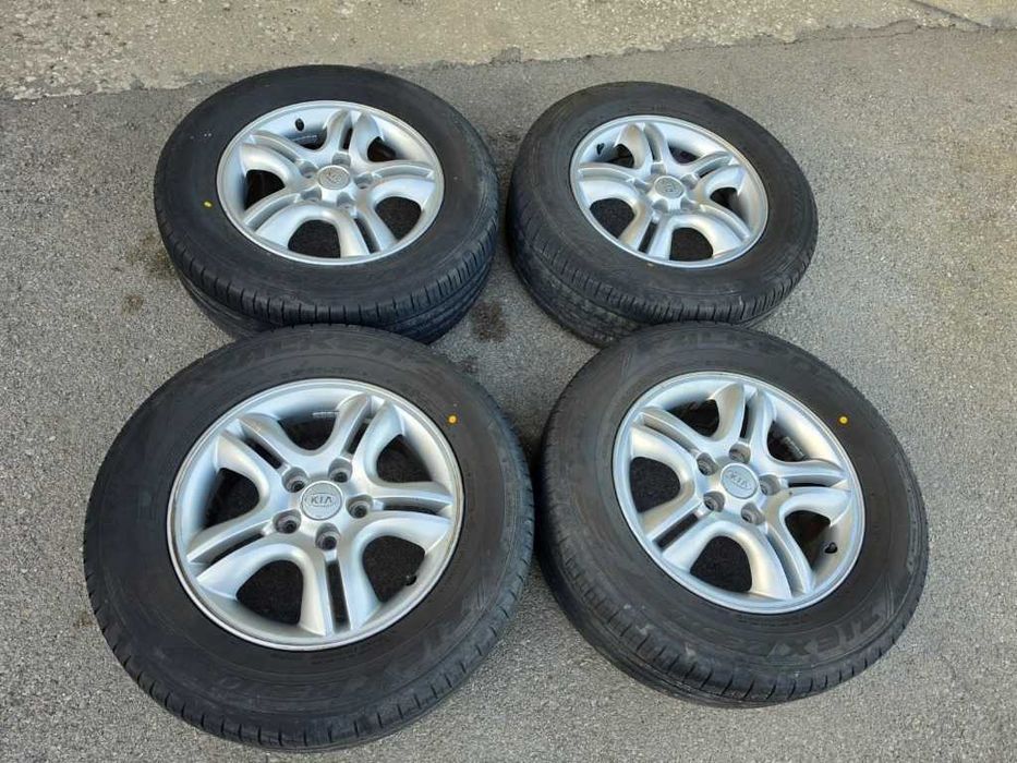 4 бр. Летни гуми 235/60 R16 с алуминиеви джанти 5x114.3 Kia Toyota Hyundai Honda