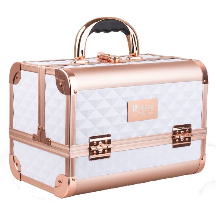 Куфарче за гримове Lollipop  Lux rose gold