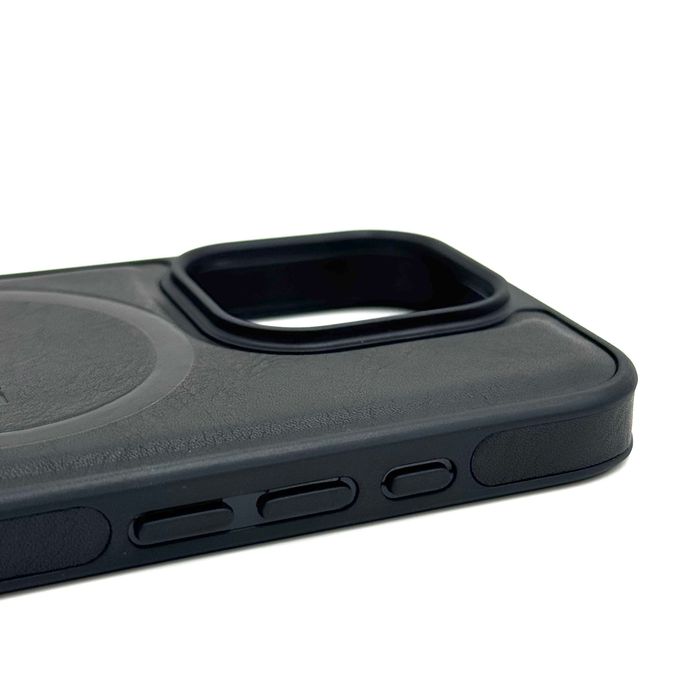 Калъф от ЕКО кожа с Magsafe портфейл за iPhone 16 Pro