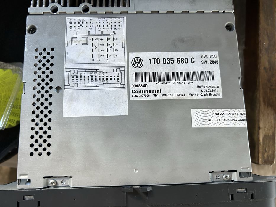 Медия за Vw RNS 510