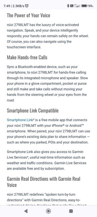 Garmin 7 инча за камион 2798LM доживотни карти ТИР АТВ Джип Мотоциклет