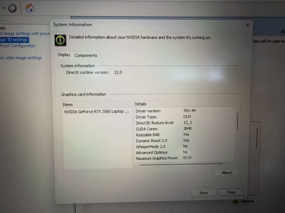 Като нов Acer Nitro 5 17 инча Ryzen  5600H 16GB DDR RTX 3060