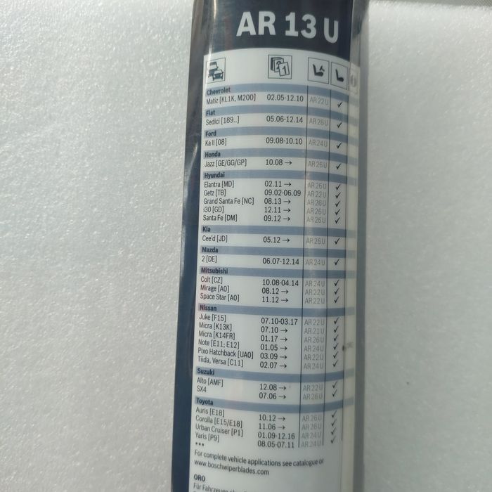 Bosch Aerotwin AR13U – Ștergător 340 mm (13") -Nou