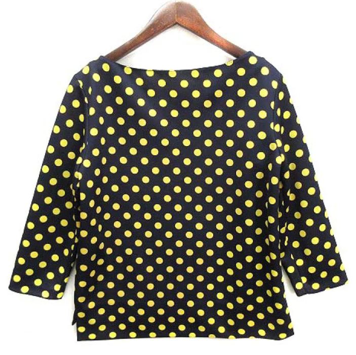 Bluza Zara bleumarin cu buline galbene marimea M