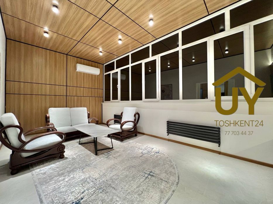 3 комнаты 104 м2 Махтумкули Poytaxt Residence 2 санузла с кадастром