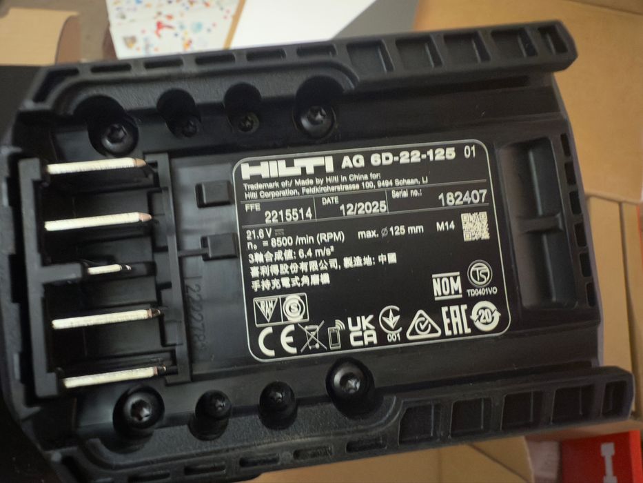 Нови!  Hilti TE-22, AG6-22, SID6-22+ 2xB110-5.2ah +C6 230v