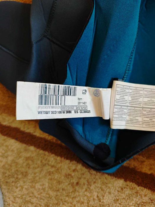Гидрокостюм Subea scd 100 W 3mm женский, размер S