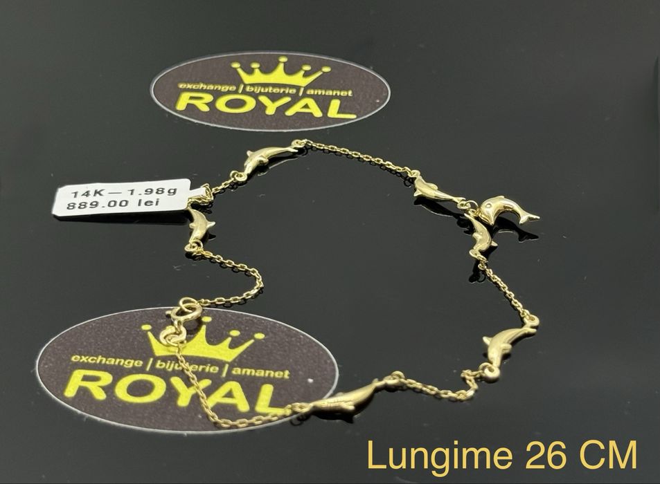 Bijuteria ROYAL : Bratara AUR 14K Picior / 1.98 GR