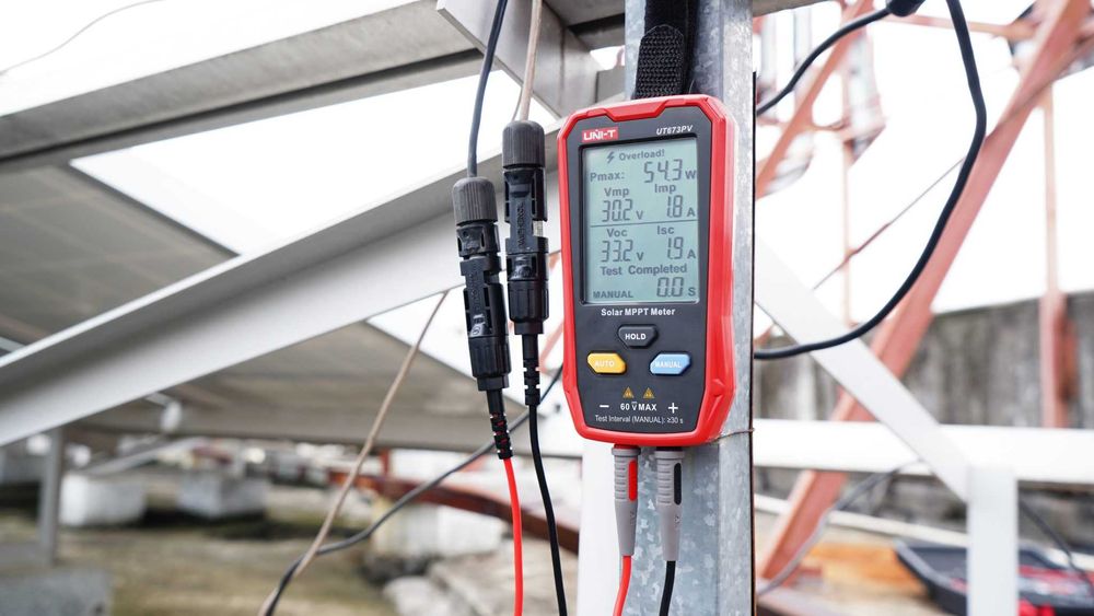 UT673PV Solar MPPT Meter quyosh panellarini tekshirish uchun