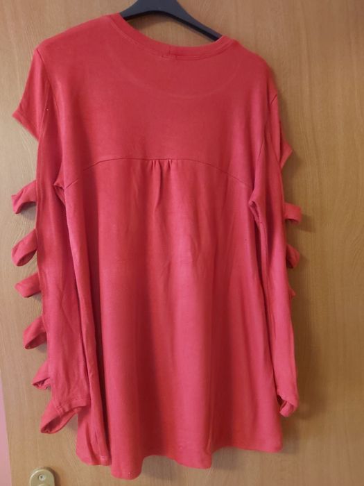 Червена стилна блуза Lucy размер L