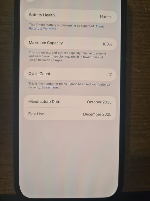 IPhone 17 Pro max Blue 256gb