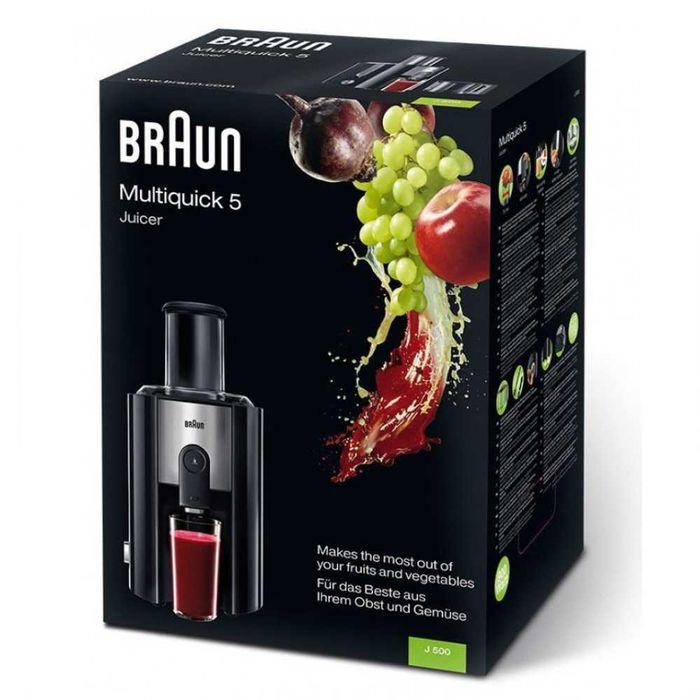 Соковыжималка Braun Multiquick 5 J500BK.Оригинал.Гарантия-2 года.
