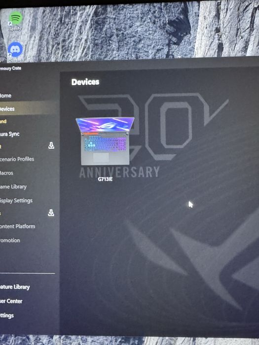 Asus ROG strix g713 + подарък охлаждаща подложка