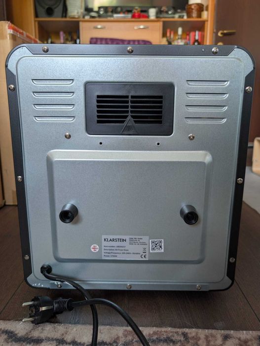 KLARSTEIN AeroVital Cube 1700W 14L Cuptor cu Convecție Aer Cald Negru