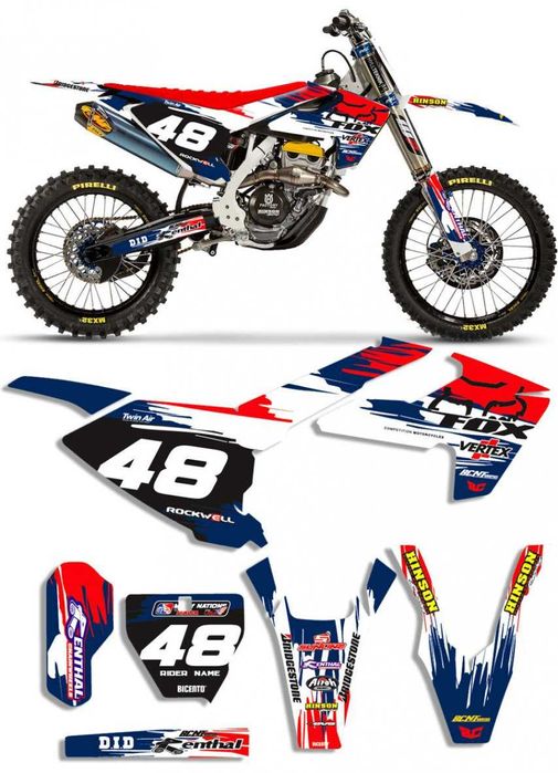 Stickere Grafice Enduro Cross atv ktm husqvarna honda Yamaha copii