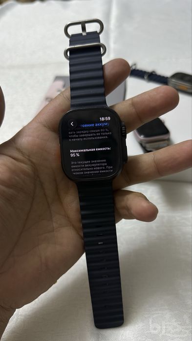 Apple watch ultra 2 Seria Black  Batarekasi 95%