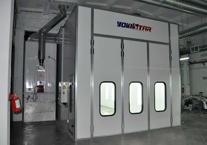 Покрасочная сушильная камера с электрообогревом