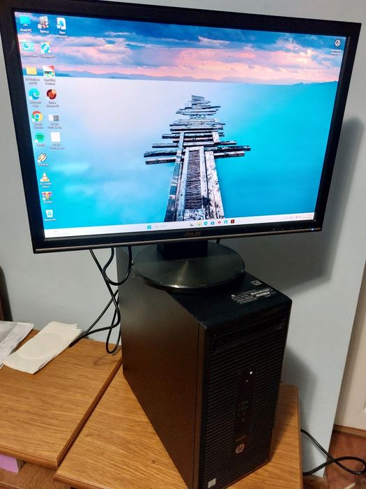 Unitate PC HP i5 6500 3,2Ghz, 16GB, 1TB SSHD, GTX 950 2GB Win11 Office