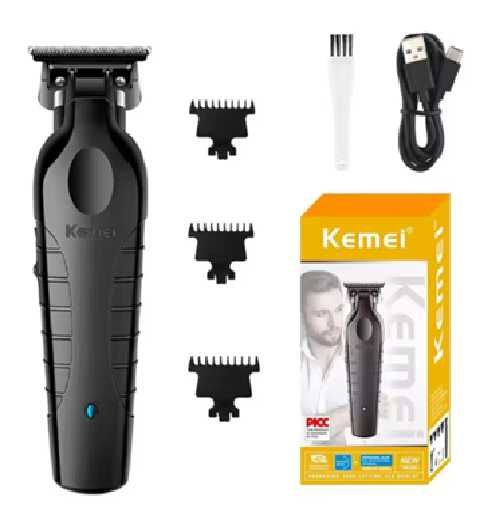 Aparat de tuns Kemei, GAPP 0mm, Trimmer profesional, fara fir KM-2299