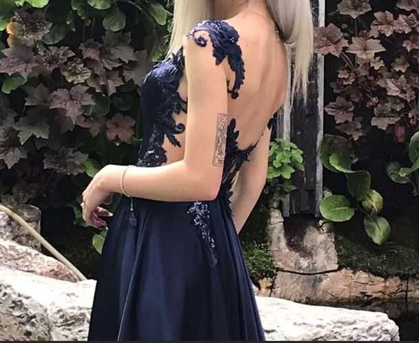 Бална рокля в кралско синьо - В ОТЛИЧНО състояние!