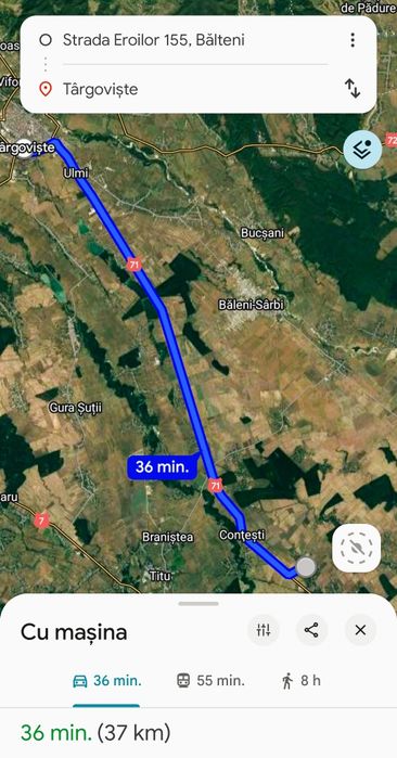 VAND SAU SCHIMB Casa în  Conțești-Dambovita, Proprietar Direct, Comision 0 la  43 km de București