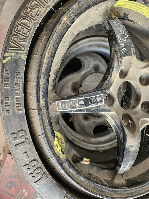 Оригинална сгъваема патерица за Mercedes 15" 5x112 W203
