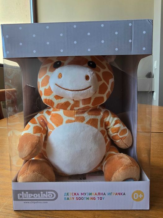 Нова бебешка музикална играчка жираф Chippolino