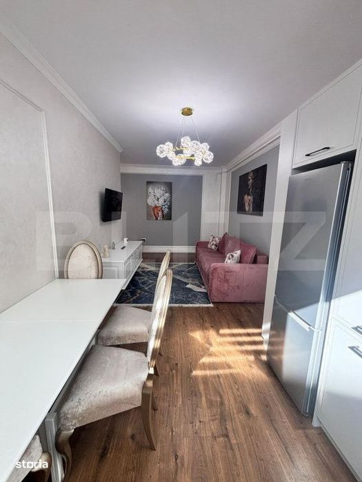 Apartament modern cu 3 camere, 62 mp, etaj intermediar, zona Nordic