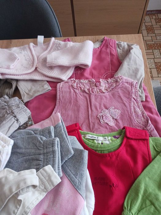 Детски дрехи за момиче 6-12 м лот