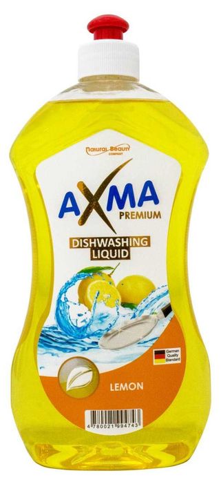 Средство для мытья посуды AXMA, Premium лимон 520 гр