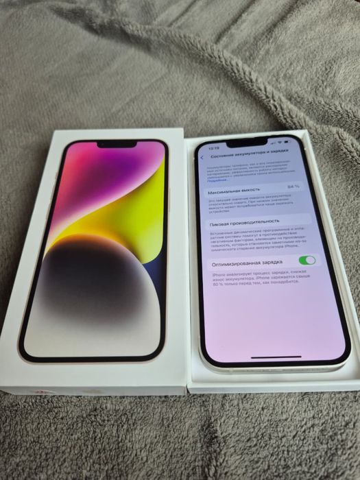iphone 14 белый 128gb
