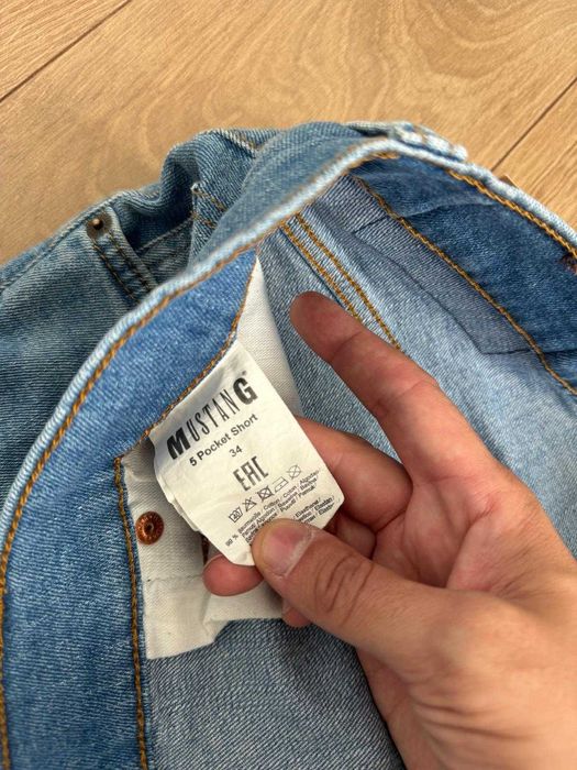 Mustang 34 44 M barbati pantaloni scurti blugi