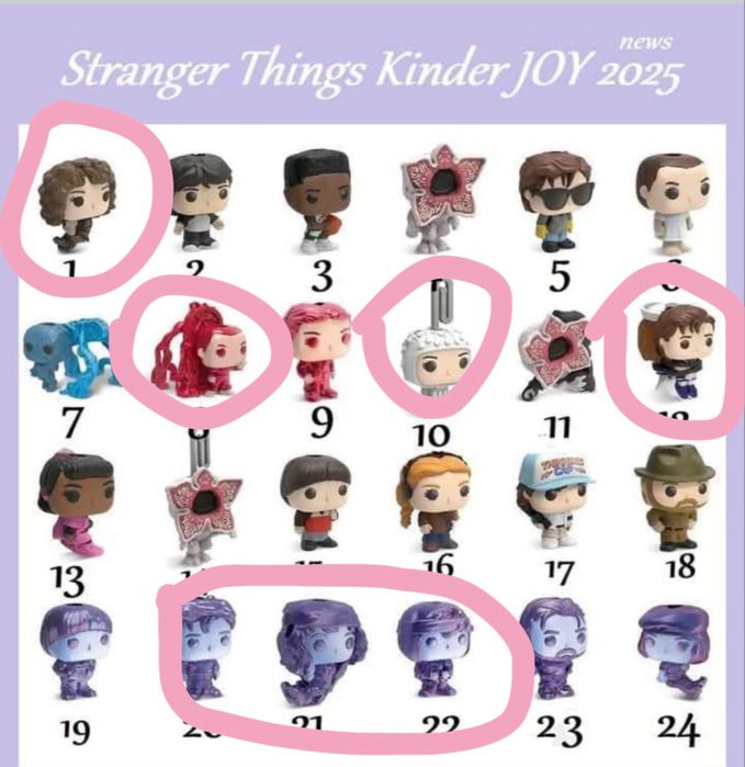 Фигурки киндер ОСД обмен