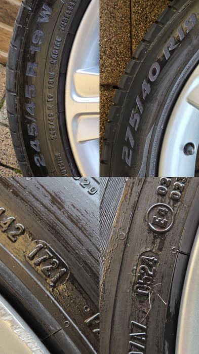 Jante Mercedes 19 S-Class, E-class,  Vito, Viano, ML, GLE, cu anvelope