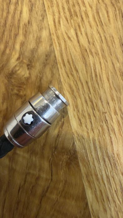 Мъжка черна гривна Montblanc 130896