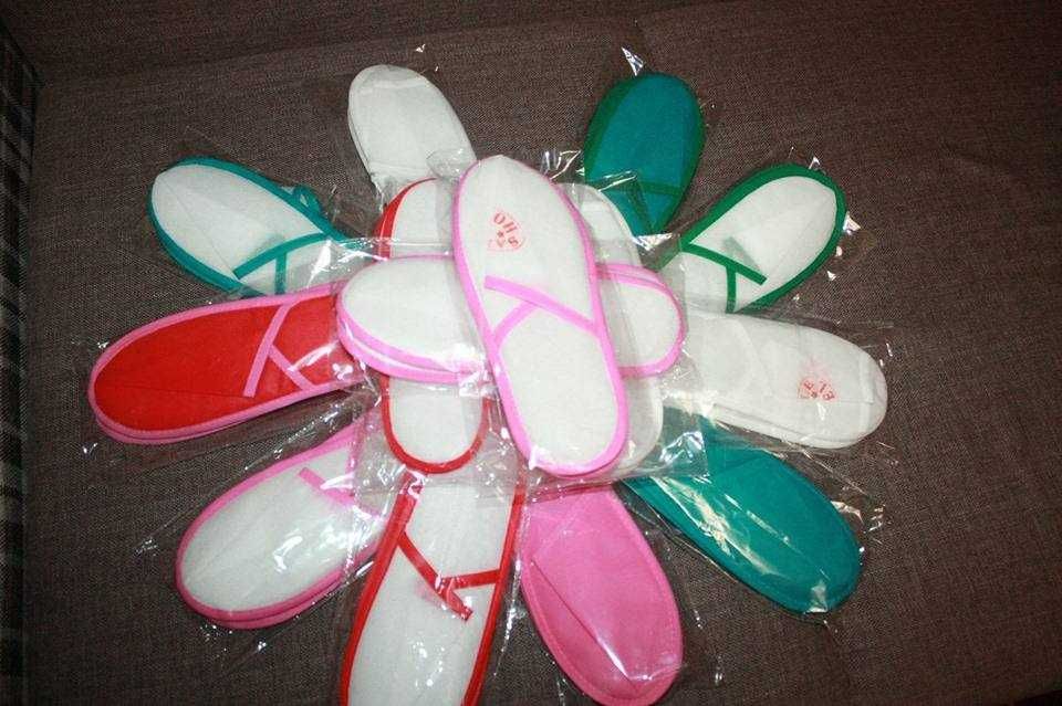 Тапочки одноразовые для гостиниц от производителя