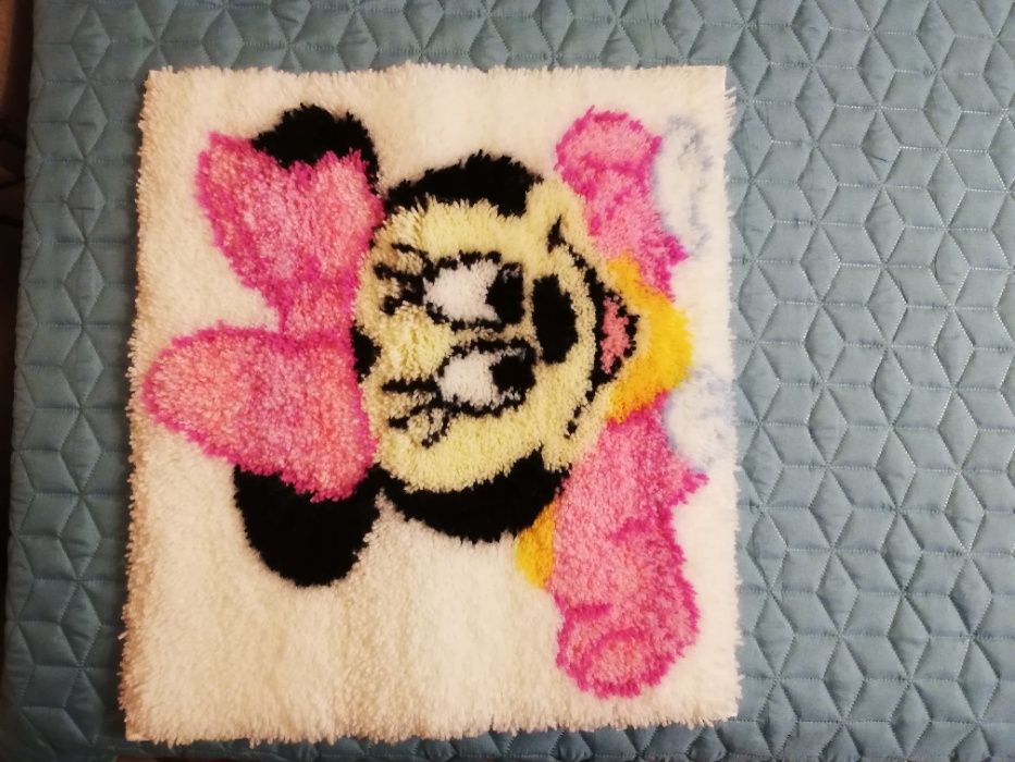 Фъкано килимче ръчна изработка