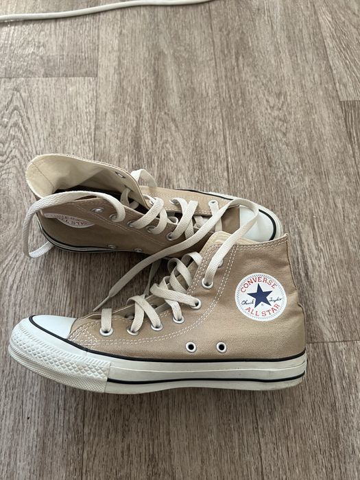 Converse бежевые