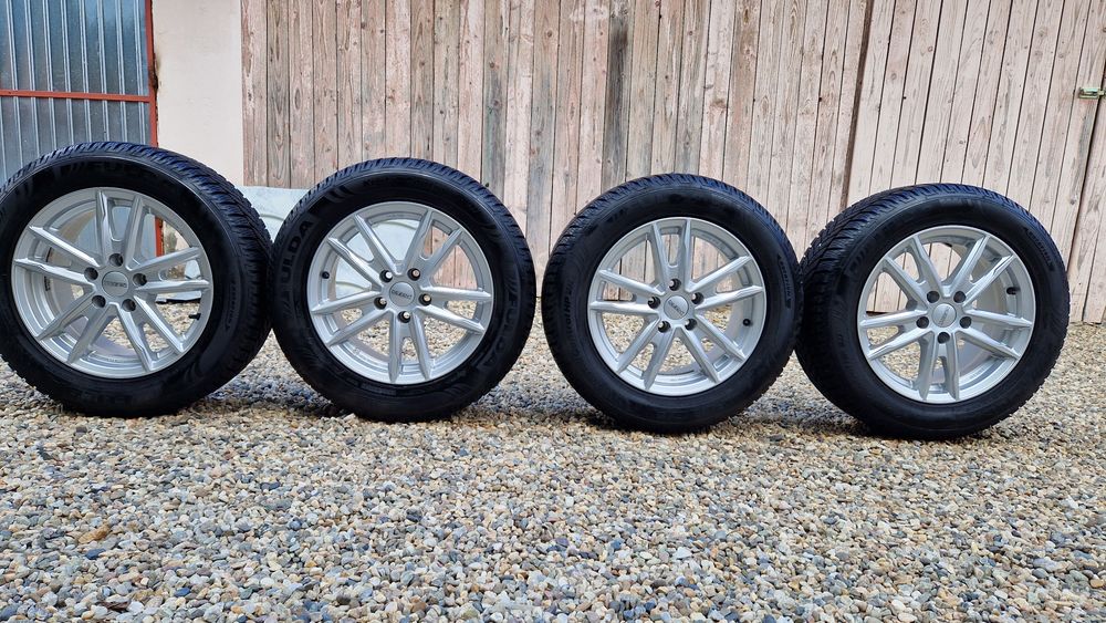 Jante aliaj plus gume pe 16. 5x112 .cauciucuri de iarna ca și noi